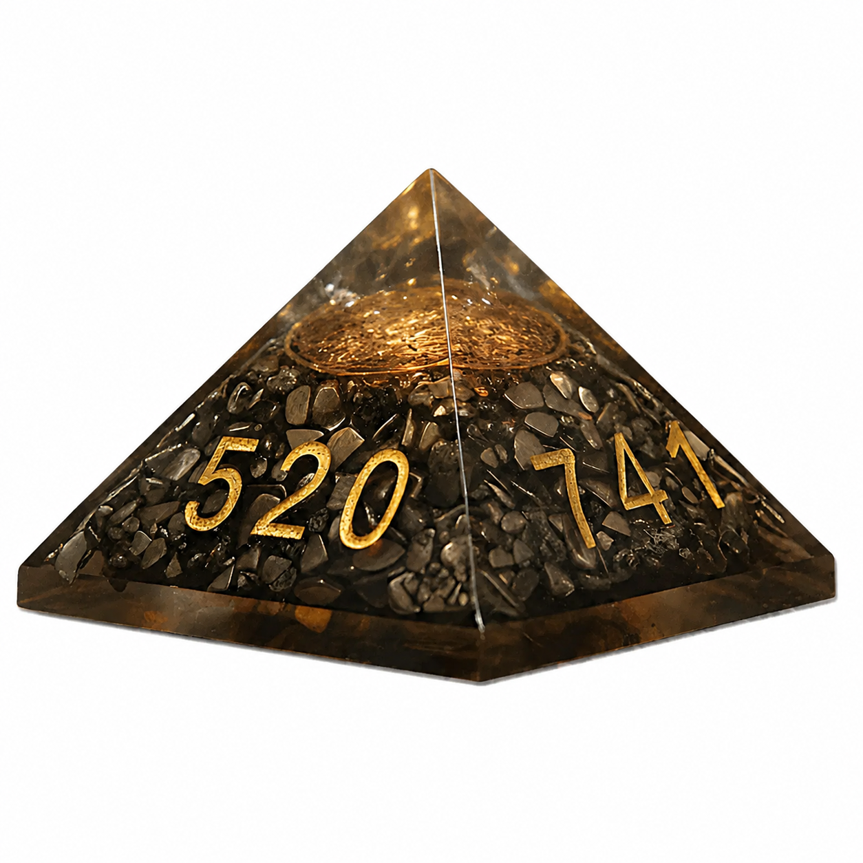 Wealth Magnet Pyrite Pyramid for Vaastu