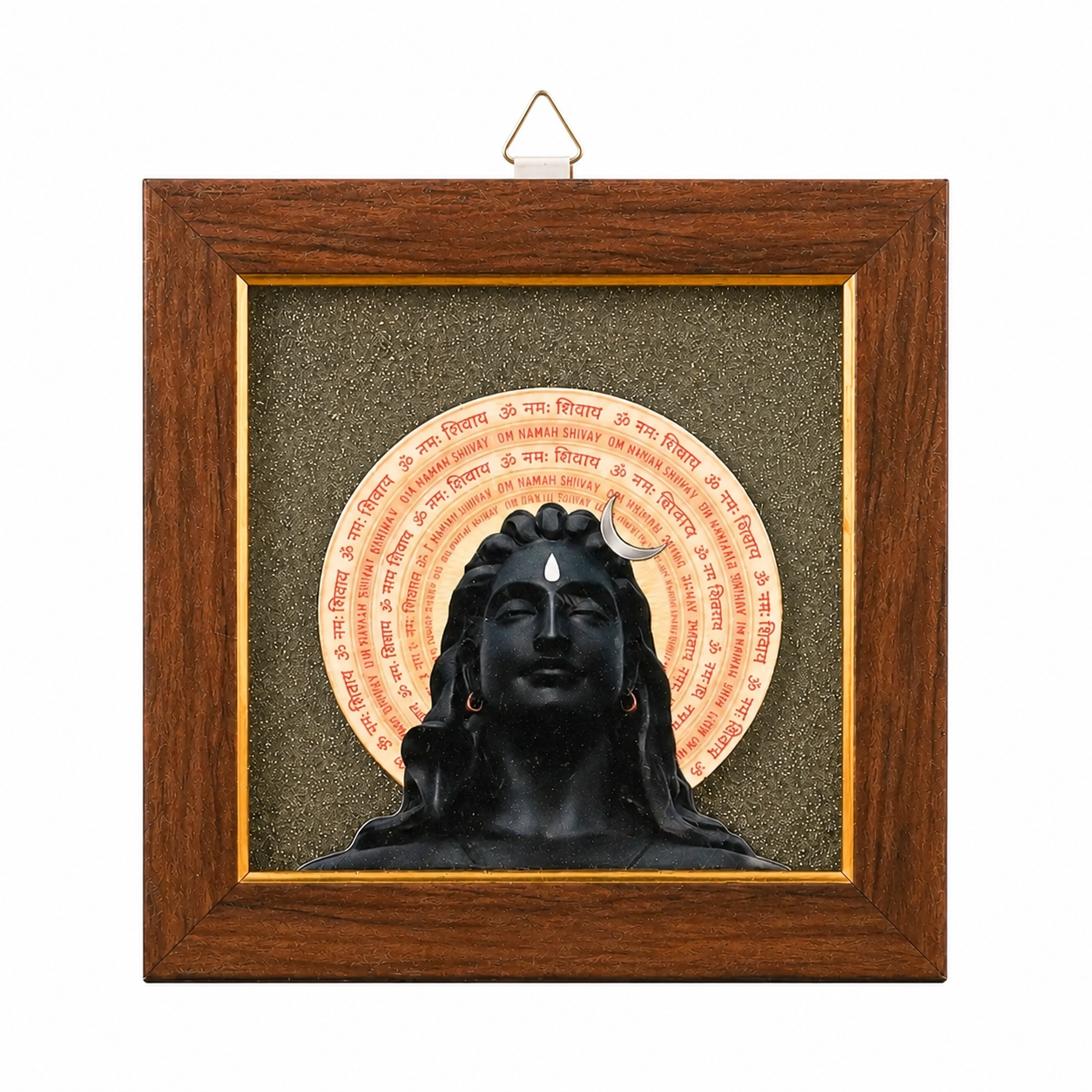 Adiyogi Pyrite Frame for Vaastu